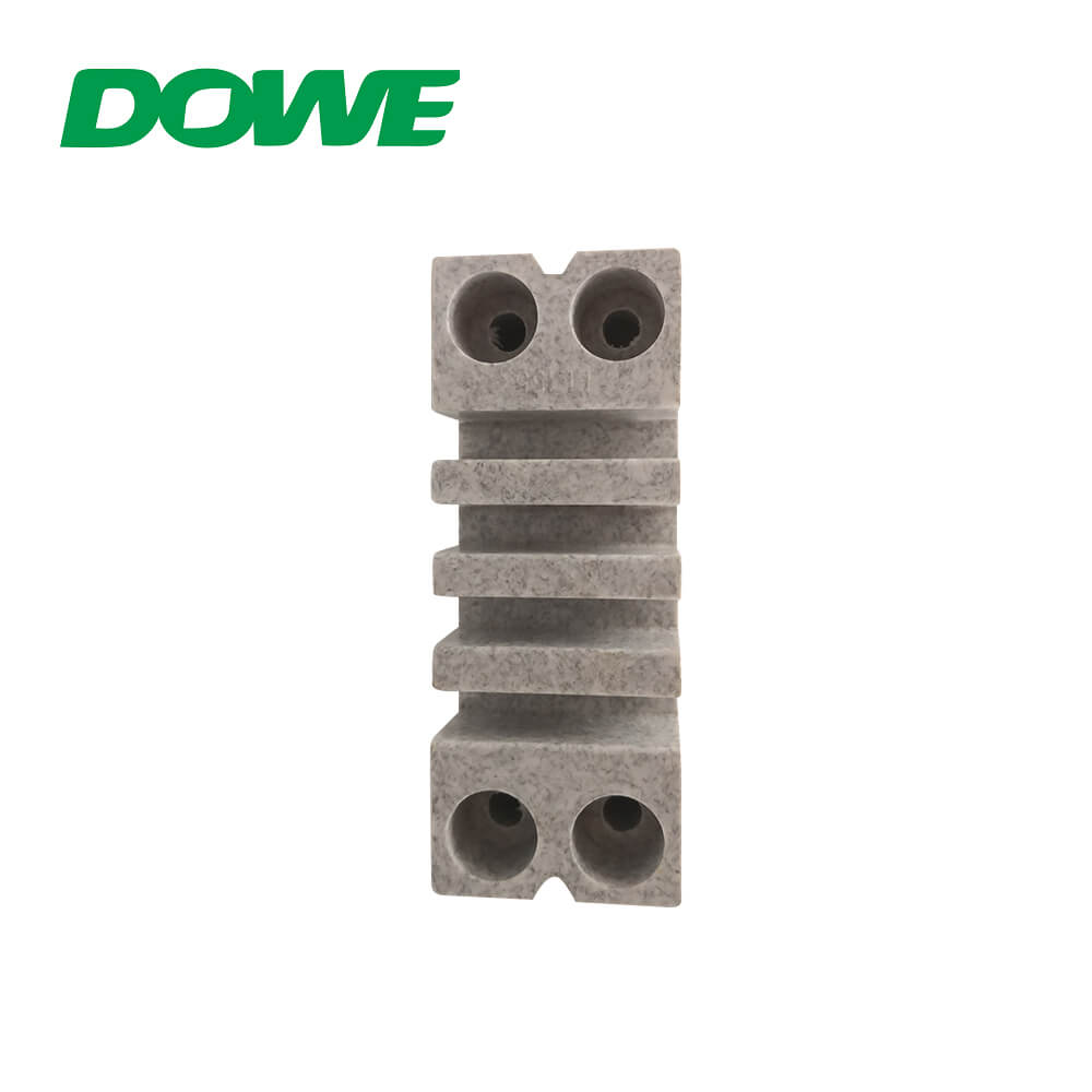 BMC Bus Bar Clamp Busbar Insulators Electric Switchboard Marble LOW Voltage White Gray CE ROHS EL-155 12N/M 660v DOWE