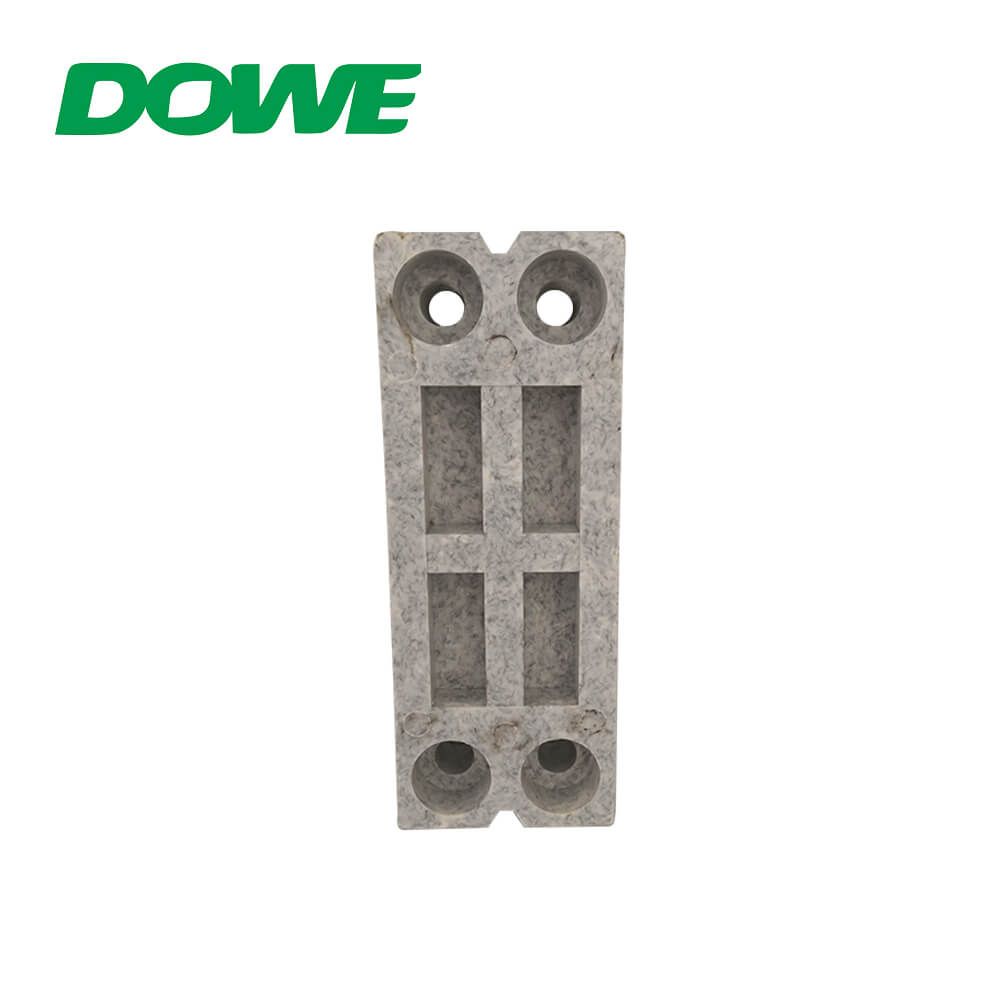 BMC Bus Bar Clamp Busbar Insulators Electric Switchboard Marble LOW Voltage White Gray CE ROHS EL-155 12N/M 660v DOWE