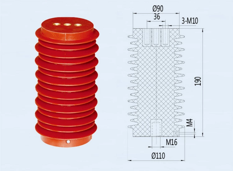 DUWAI 24KV Epoxy Resin Insulator/Sensor For High Voltage Switchgear