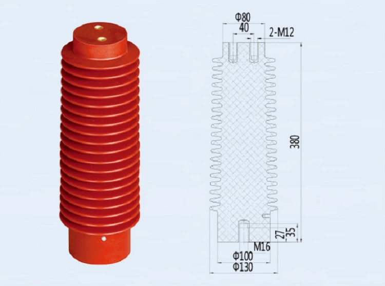 DUWAI 35KV High Voltage Switchgear Capactive Epoxy Resin Live Displaying Transducer/Sensor/Insulator