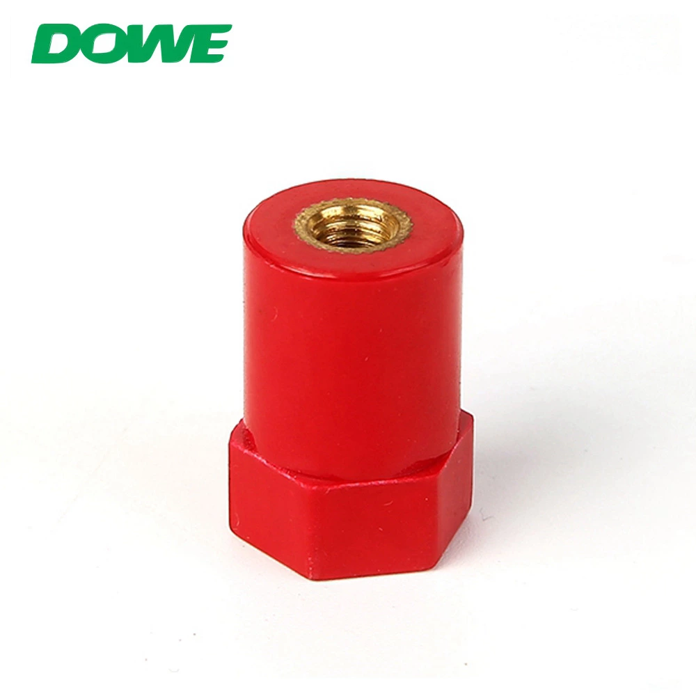 DOWE SB16X25M6 Ready To Ship  Delivery At Sight SM76 M10 BMC Brass Insert Electrical Busbar Insulator