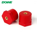 DOWE SB20X20 Bough Moulding Compound Full Hex Plastic Isolator Low Voltage Bus Bar Insulators