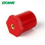 DOWE SB40X50 M8 Copper Busbar Insulator Battery Connectors Rubber Insulated Terminal