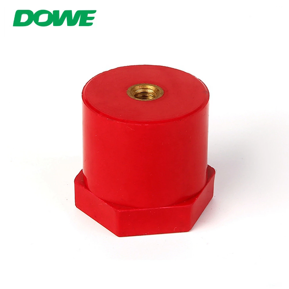 DOWE SB40X40 M8 Battery Red Round Hexagon Screw Busbar Insulators