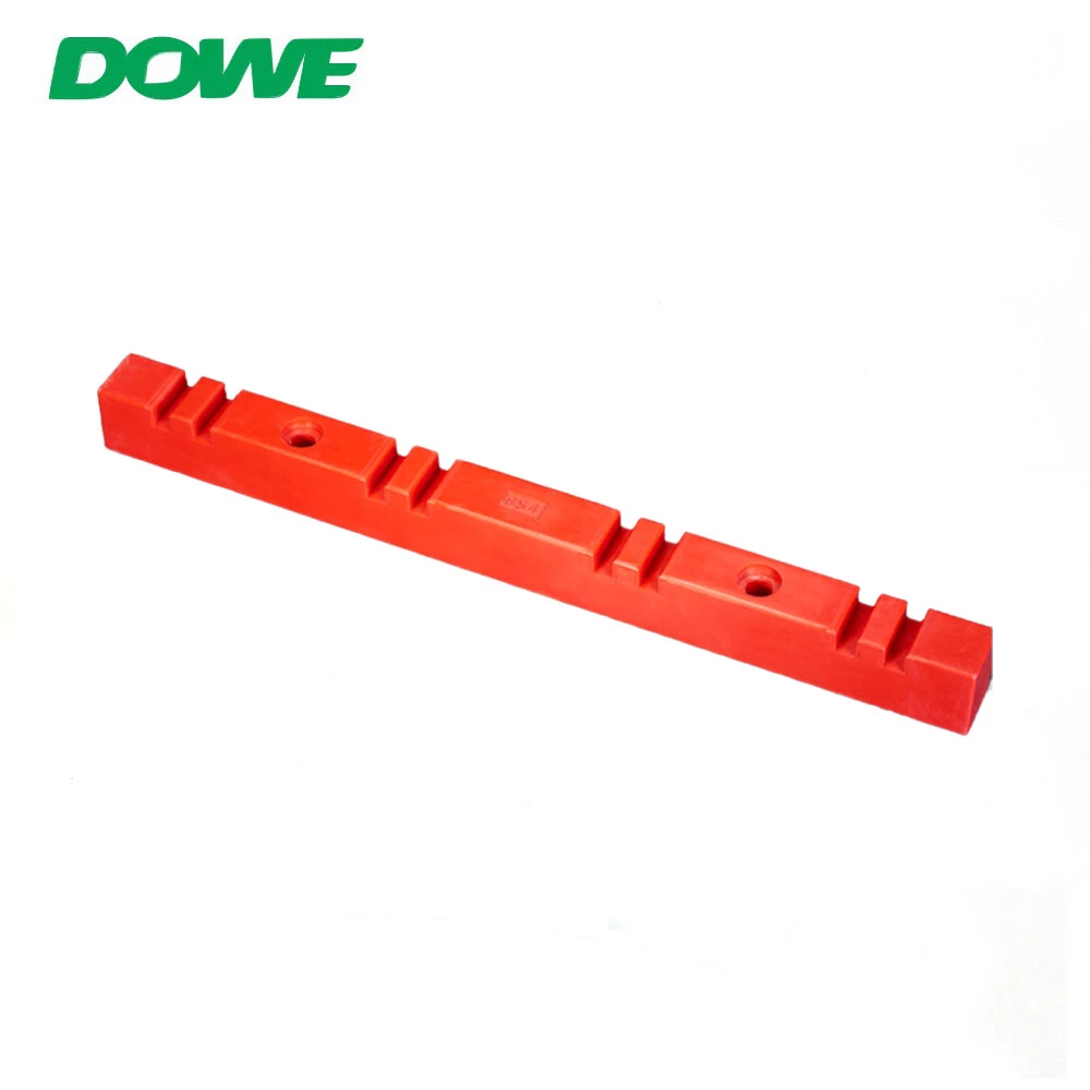 Thermoplastic Insulator Factory 8S4 Red Electric Insulation Clamp Busbar Insulator Support Stock