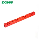 Thermoplastic Insulator Factory 8S4 Red Electric Insulation Clamp Busbar Insulator Support Stock