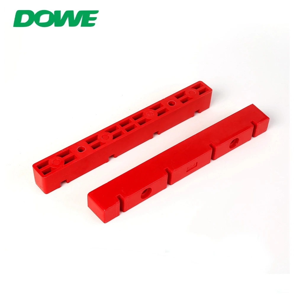 Customized Single Bus Bar Insulator 6D4 Red Electric Insulation Clamp Factory