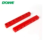 Customized Single Bus Bar Insulator 6D4 Red Electric Insulation Clamp Factory