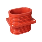 DOWE TG3-10Q epoxy resin casing 10kv bushing high voltage wall Bushing for Switchgear