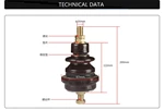 Transformer Porcelain Ceramic Bushing Insulator M20