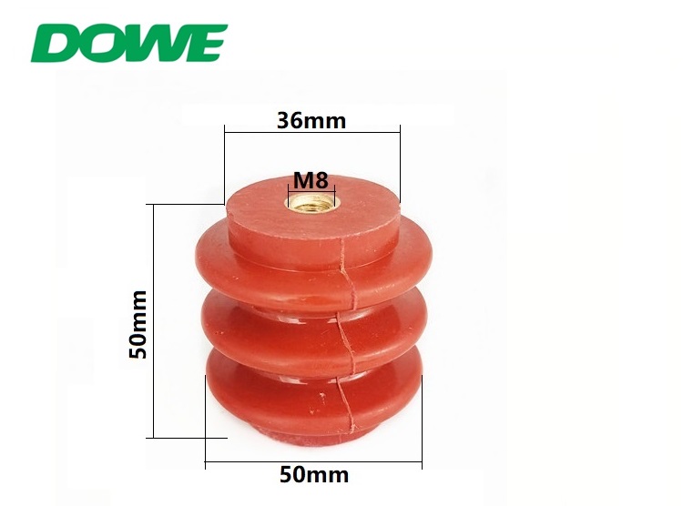 Customized Low Voltage Isolators Epoxy Resin Busbar Copper Standoff Insulator