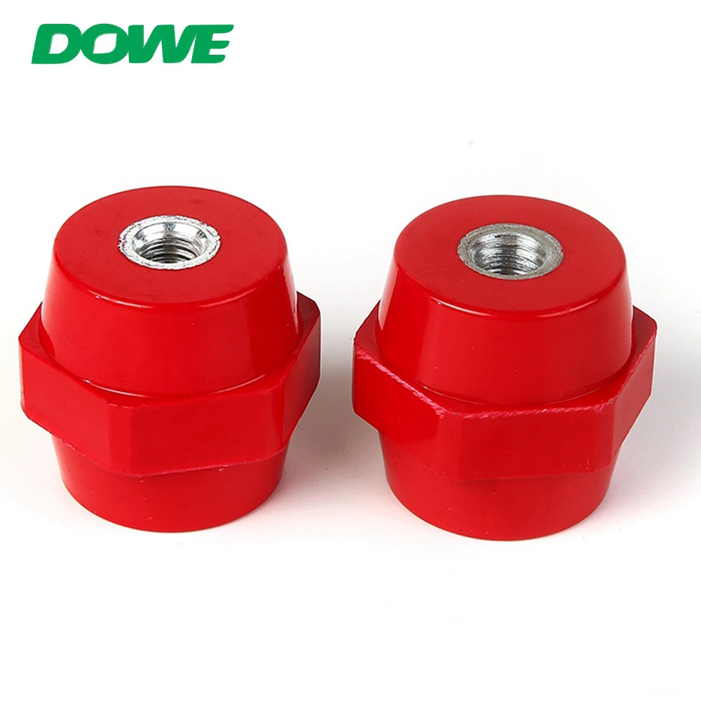 DOWE SEP4046 Epoxy Resin Low Volt Busbar Insulator China Bus-bar Support Clamp Ceramic Standoff Insulator Supplier