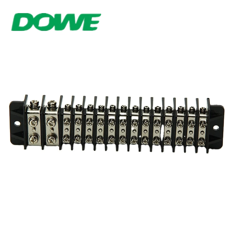 DOWE Connection Copper Flexible Conductor Small Bus Bar Terminal For High Voltage Cabinet Section 15 Section 20 Combination