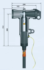 DOWE American Cable Aaccessories Series 15KV/24KV 600A TT- /600 15KV/24KV 600A T-Type Cable Connector