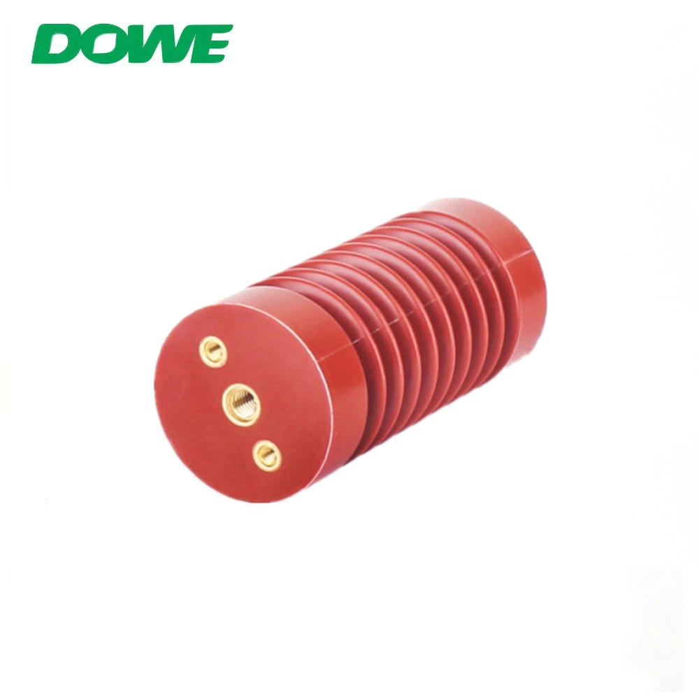 DOWE High Voltage Standoff Insulators Busbar Support Indoor Red Epoxy Resin Insulator Busbar For Electrical Equipment