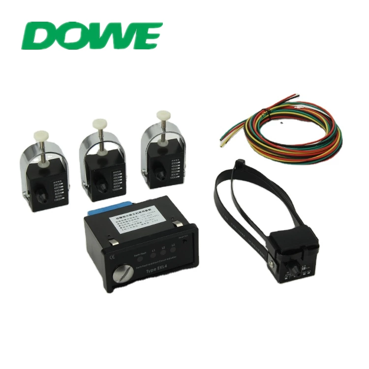 DOWE Simple Operation EKL-4 Panel Type Grounding Short Circuit Fault Line Grounding Panel Type Fault Indicator 10-35KV Device