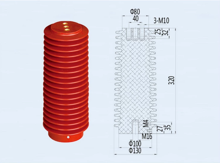 DOWE 35KV High Voltage Epoxy Resin BMC/DMC Material Sensor Display For Switchgear Electrical Cabinet