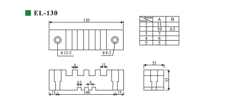 DOWE EL Low Voltage Busbar Insulator Electrical Busbar Support Bar Busbar Standoff Insulators For Distribution Box Board Panel