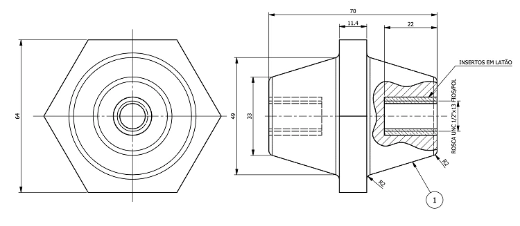 Low Voltage Insulator Busbar Electric Insulation Holder Hexagonal Busbar Insulator From China Factory