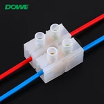 Nylon Plastic X3 PVC Screw Terminal Block Strips PA66 Terminal block 10A / 450V Wire Connector