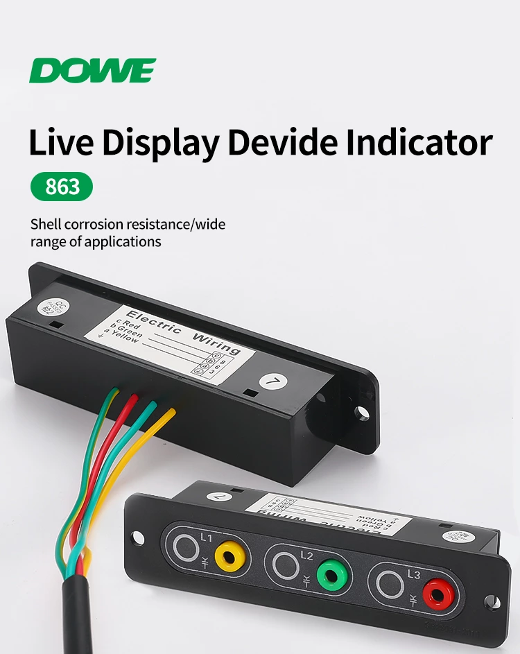 DUWAI Electric Display 863 Indoor High Voltage Devide Live Display