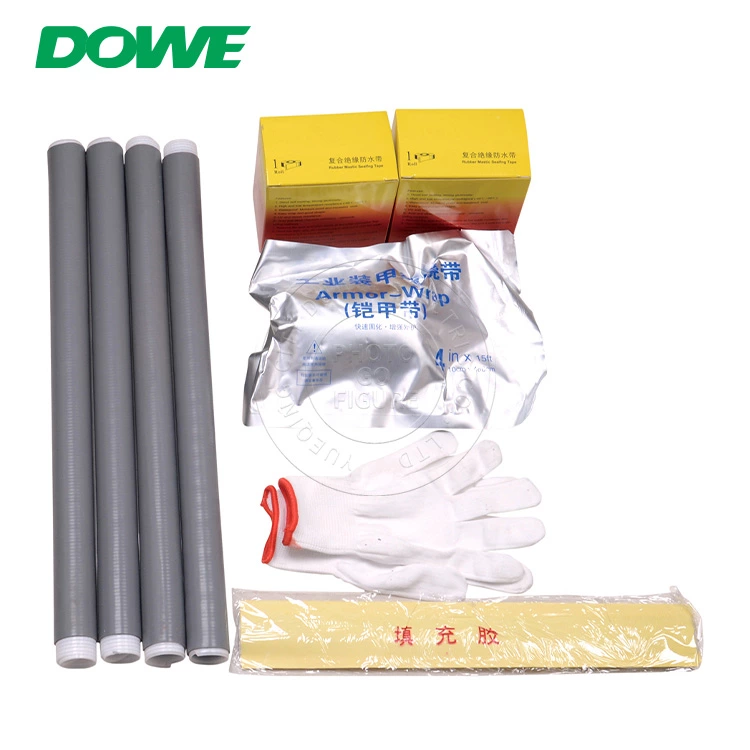 DUWAI High Voltage 1kV Heat Shrinkable Termination Joint for two Core Cable JSY-1/2