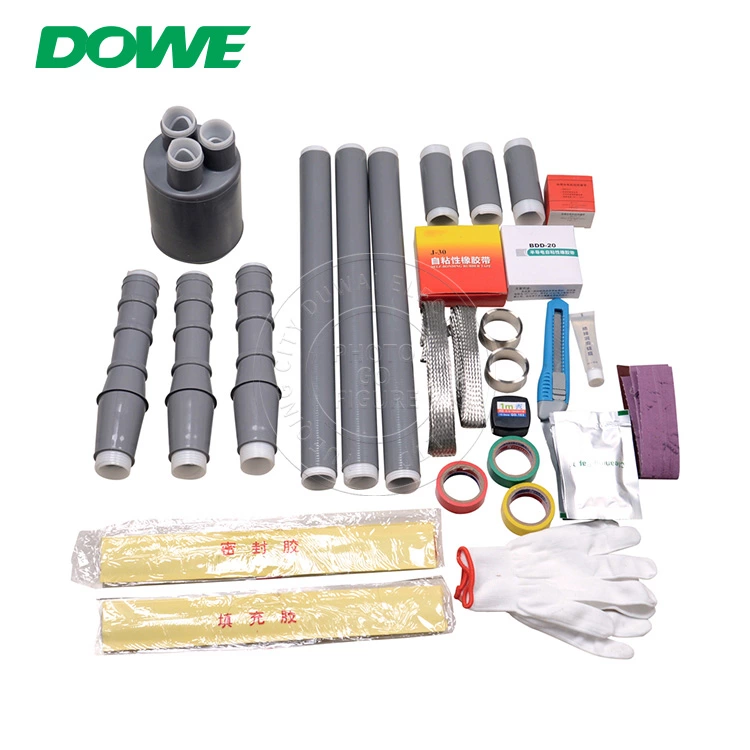 DUWAI ThreeCore Silicone Rubber Insulated Cold Shrink 20kV Cable Bushing Kit Intermediate Connection ZLS-20/3