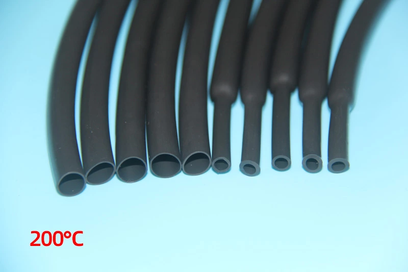 Fluorine rubber oil-resistant and high-temperature resistant heat shrinkable tube