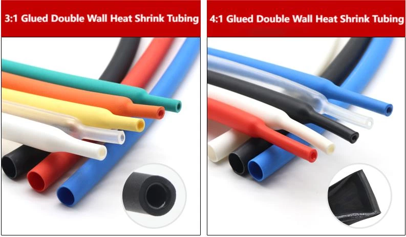 DUWAI DWIS - 3:1 4:1 Glued Double Wall Heat Shrink Tubing