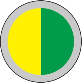 DUWAI DW5-YG Ground wire yellow and green two-color heat shrinkable tube