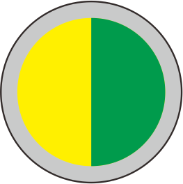 DUWAI DW5-YG Cable de tierra tubo termorretráctil amarillo y verde de dos colores