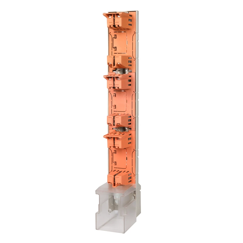 DOWE BTR-2 Series 250a / 400a / 630a 3p Netral Fuse Base Low Voltage Vertical Fuse Rail And Fuse Base For Busbar