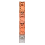 DOWE BTR-2 Series 250a / 400a / 630a 3p Netral Fuse Base Low Voltage Vertical Fuse Rail And Fuse Base For Busbar