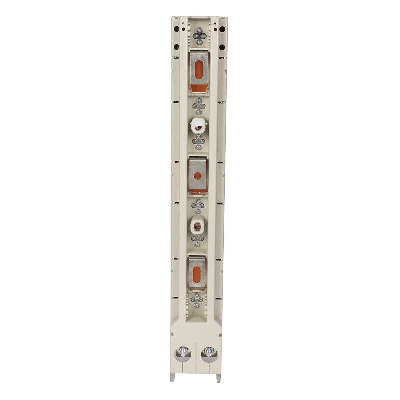 DOWE BTR-2 Series 250a / 400a / 630a 3p Netral Fuse Base Low Voltage Vertical Fuse Rail And Fuse Base For Busbar