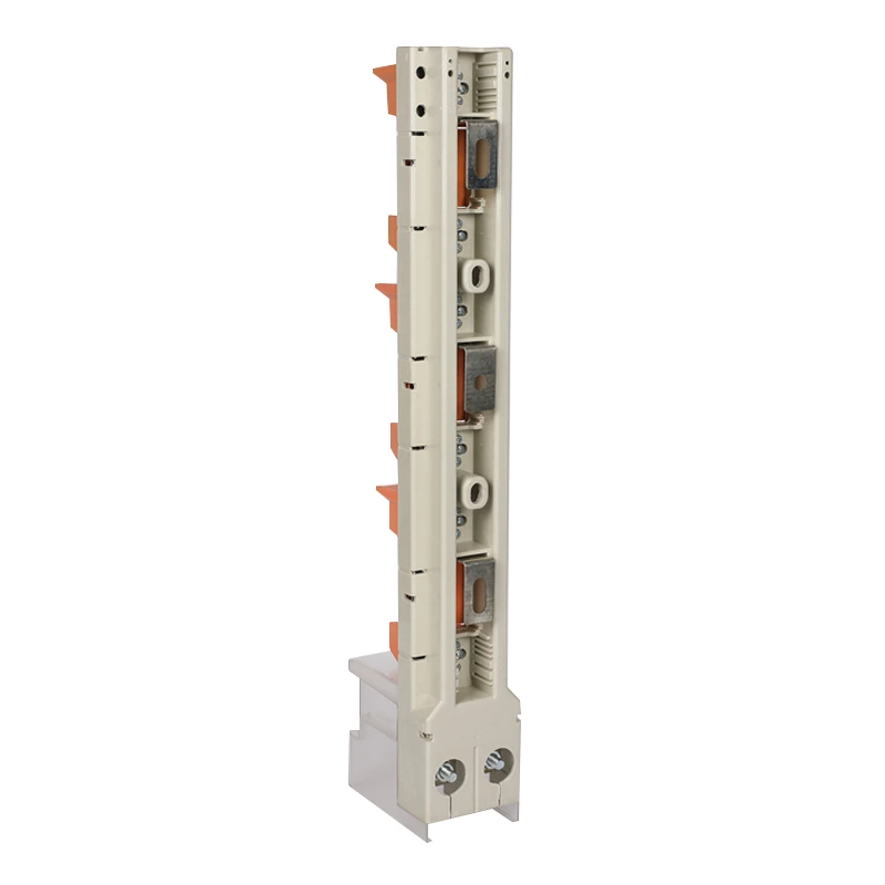 DOWE BTR-2 Series 250a / 400a / 630a 3p Netral Fuse Base Low Voltage Vertical Fuse Rail And Fuse Base For Busbar