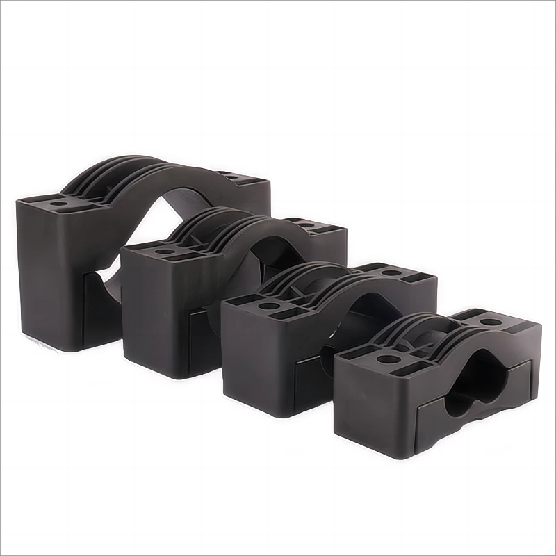 DUWAI three-core SY series switch cabinet wiring plastic cable clamp cable cleat: PA nylon conduit bracket