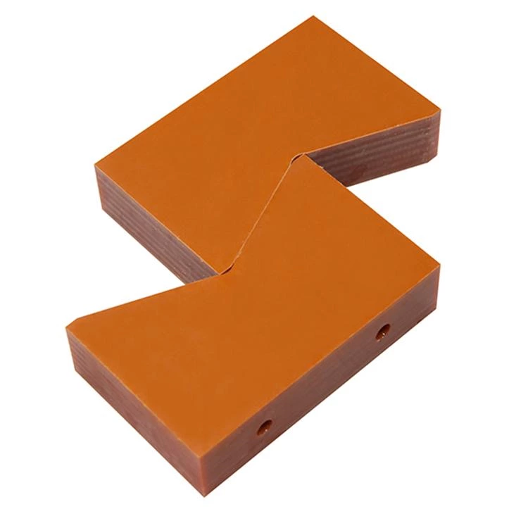 Dowe Custom Manufacturing of Orange Bakelite Insulation Board