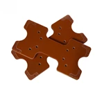 Dowe High-Performance Insulation Parts from Orange Bakelite Board