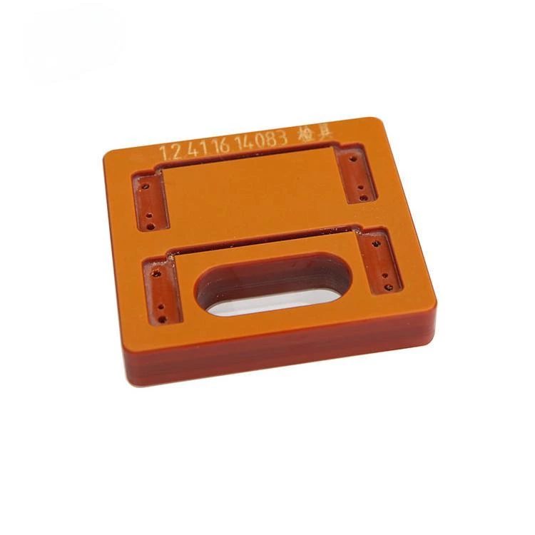 Dowe High-Precision Machining of Orange Bakelite Insulation Board