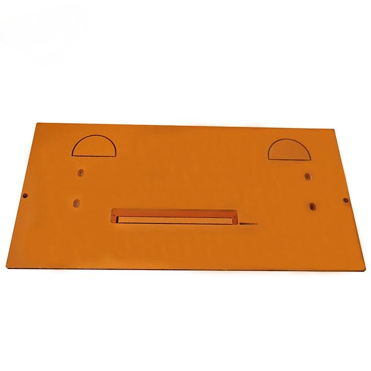 Dowe High-Performance Machined Parts from Orange Bakelite Board