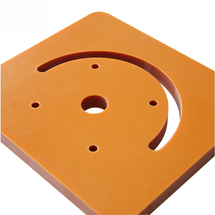 DUWAI Industrial Machining of Orange Bakelite Insulation Board