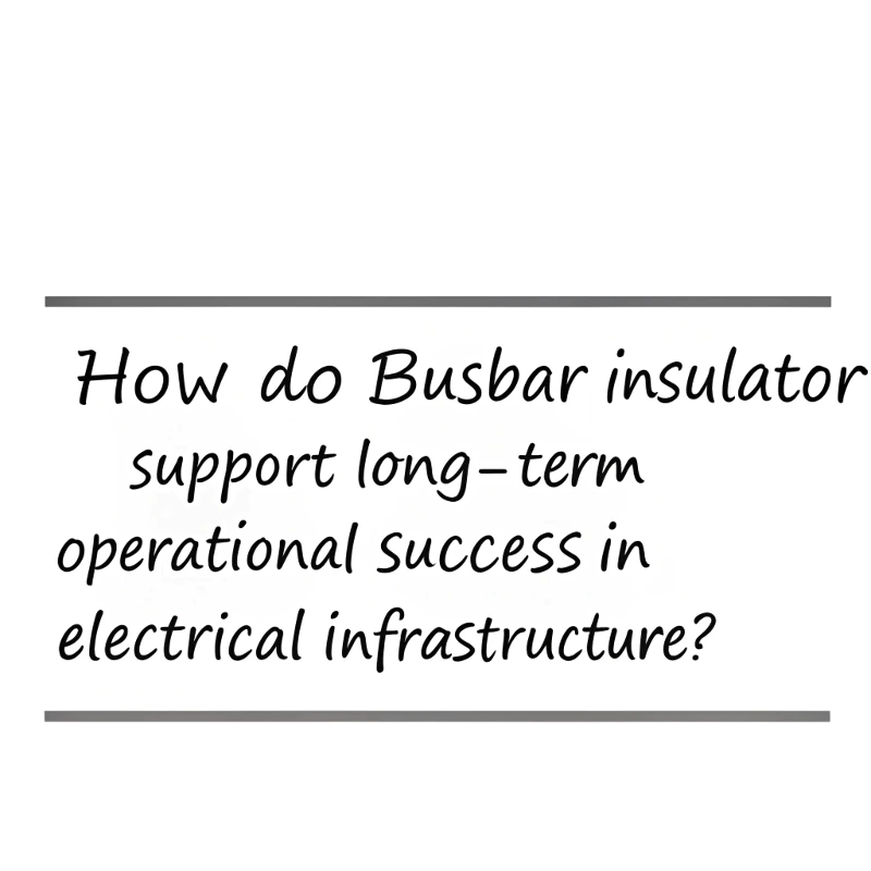 How Do Busbar Insulators Support Long-Term Operational Success in Electrical Infrastructure?