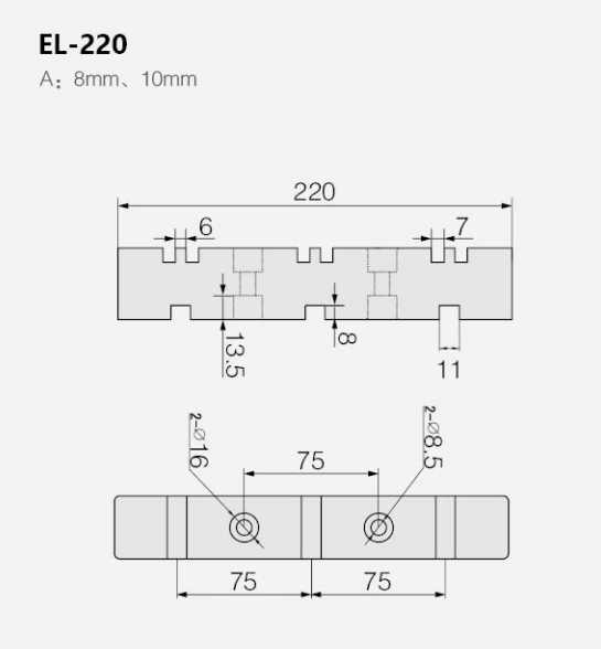 EL-220 BMC/DMC Busbar Clamp丨DOWE