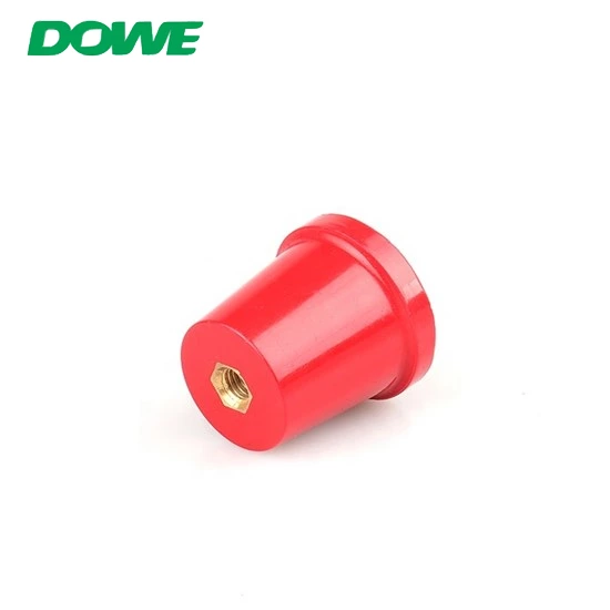 YUEQING DOWE Low Voltage Electrical C25 M6 Conical Busbar Insulator For 1500V